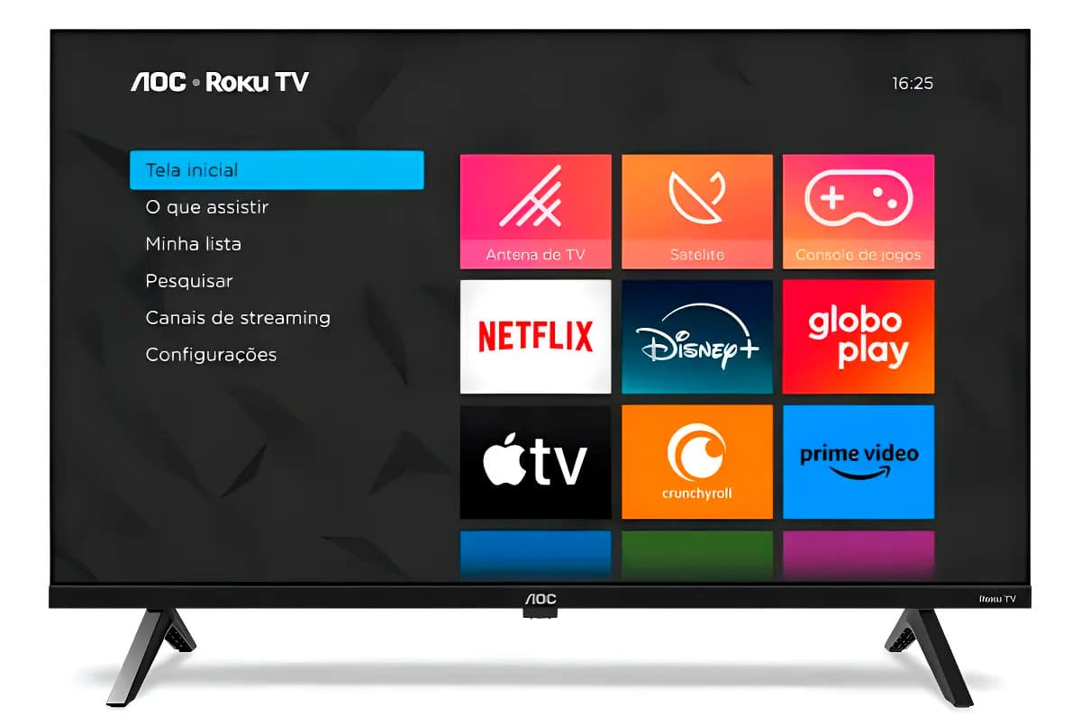 Smart TV 40 AOC Roku TV 40S5045/78G